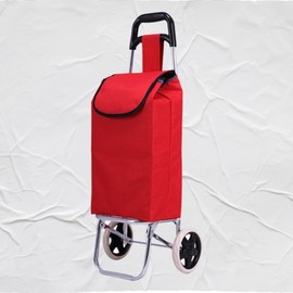 Large Mobile Wheeled Shopping Cart Large Black Carrier