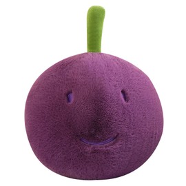FEEZUSH Grape Plush Pillow, Grape Stuffed Plush, Food Plush Pillow, Home Decoration Gift for Kids Adults (17.7 inch)