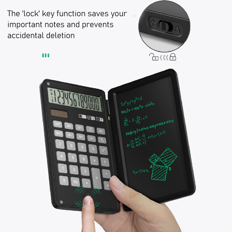 6 Inch Calculators 12 Digit Memo Lock Function Key Silence