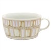 Hasamiyaki Soup Cup Tile Art Red