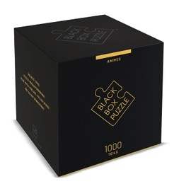 Black Box Puzzle 1000 Pieces, Blackbox Puzzle with Surprise Motif without Template, Impossible Puzzle Heavy for Adults and Children from 14 Years, Puzzle Box Anime 2022 Edition