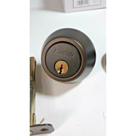 MaxGrade Single Cylinder Deadbolt Kit Aged Bronze Lock  MAX600-11H