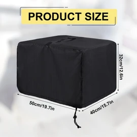 Heat Press Cover, Black Dust Cover Heat Press Dust Cover Protective Cover Heat Press Accessories and Supplies Heat Press Parts & Accessories for Automatic Heat Press