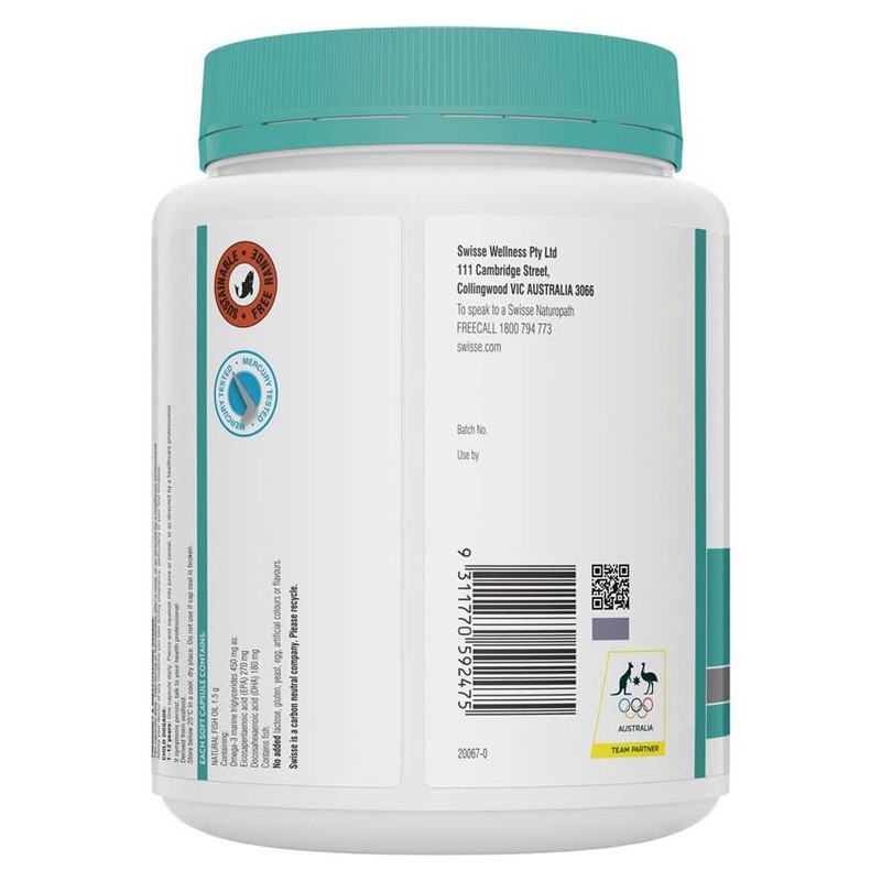 Swisse Ultiboost Odourless High Strength Wild Fish Oil 1500mg 400