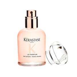 Kérastase Gloss Absolu Le Parfum - Perfume para el cabello con aroma cítrico y floral, para cabello más suave, con notas de bergamota, limón y vainilla, 1.7 onzas