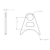GSI Stainless Steel Exhaust Hanger 1.50" x 2.50" (2 Pack)