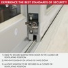 NU-SET 2978-6 Anti-Lifting Sliding Door Bolt, 6 Pack, Zinc