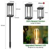 BesLowe 【Upgraded】 Solar Pathway Lights Outdoor, 6-Pack Large LED Solar