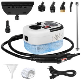 Steam Cleaner Handheld with 1200ml Large Water Tank, High Pressure Steamer for Floors, Upholstery, Grout, Car