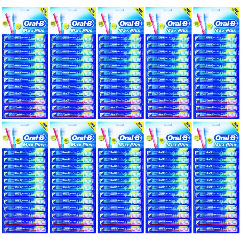 Oral-B 120 OralB Toothbrushes Soft Indicator Bristles w/ Covers Caps