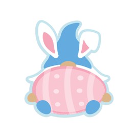 Eureka Easter Gnomes Paper Cut-Out Classroom Decorations for Teachers, 36 Pieces