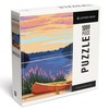 Lantern Press 1000 Piece Jigsaw Puzzle, Canoe and Lake
