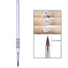 1Pc Kolinsky Acrylic Nail Brush Size 4 Professional Metal handle