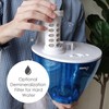 Crane Ultrasonic Cool Mist Teardrop Humidifier for Baby Nursery, Bedroom,