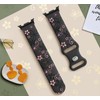 GeeBerYo Two-Tone Flower Engraved Bands Compatible with Galaxy Watch 8