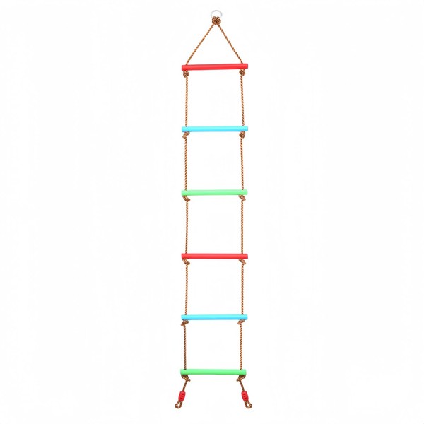Ymeibe 6.6 Ft Climbing Rope Ladder for Kids, Hanging Rope