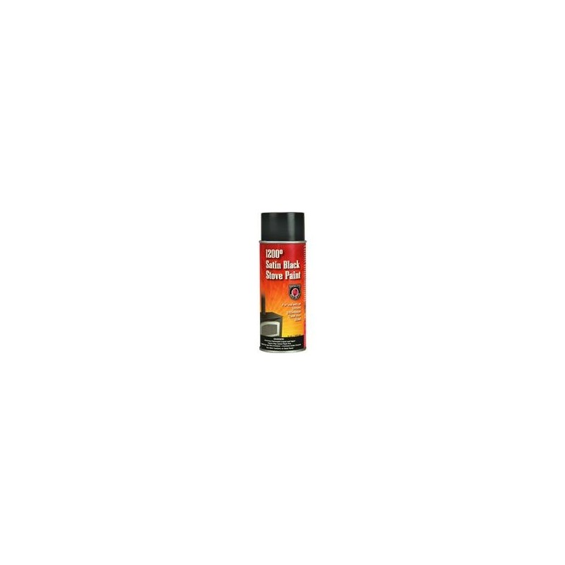 MEECO'S RED DEVIL 12 Oz Satin Black High Heat Spray