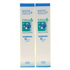 MASTIC MASTIC Dental Gel Alpha 1.6 oz (45 g) (6% Formulation) x 2 Pieces