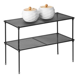 Astotsell 2-Pack Kitchen Cupboard Shelf Organizer for Cabinet Expandable & Stackable