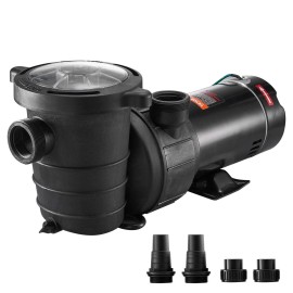 1.5HP 115V 1100W Single Speed Swimming Pool Pump Powerful Ground and Pool Pumps with Strainer Filter Basket 5280Default: Default