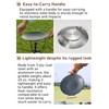 camping moon BBQ Grill Pan Dia 12.8-inch Round Griddle 3-Ply