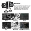Flip Clock Quartz Movement High Accuracy Retro Style Stainless Steel