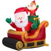 Gemmy Inflatables Santa with Sleigh