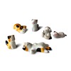 TRUEGOOD Cute Cat Chopsticks Rest Dinner Spoon Stand Knife Fork