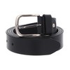 VALENTINO Bairone Leather Belt W95 Blue, blue