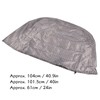 Firewood Rack Cover Dustproof Waterproof Sun Protection Round Outdoor Log
