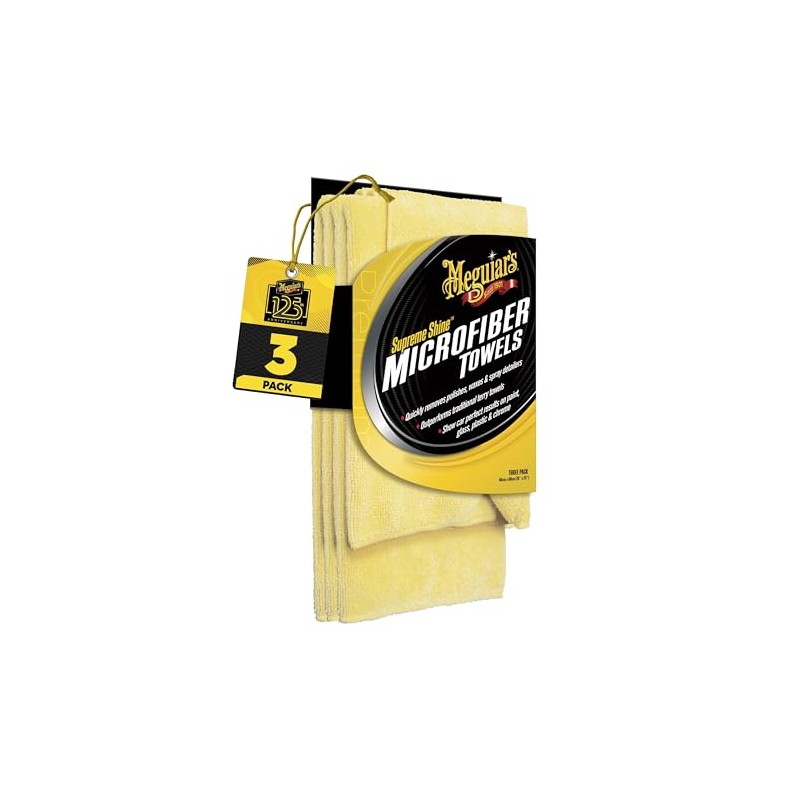 Meguiar's Microfibra Supreme Shine 3pack X2020