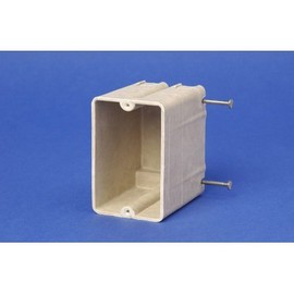 Allied Moulded Products 9327-N Fiberglass Reinforced Thermoset Polyester 1-Gang Residential/Receptacle Electrical Switch Box 2-3/8 Inch x 3-5/8 Inch x 3-1/4 Inch 20.5 Cubic-Inch FiberglassBox™