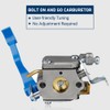 HUZTL 590460102 Carburetor for Husqvarna 125B 125BX 125BVX Leaf Blower