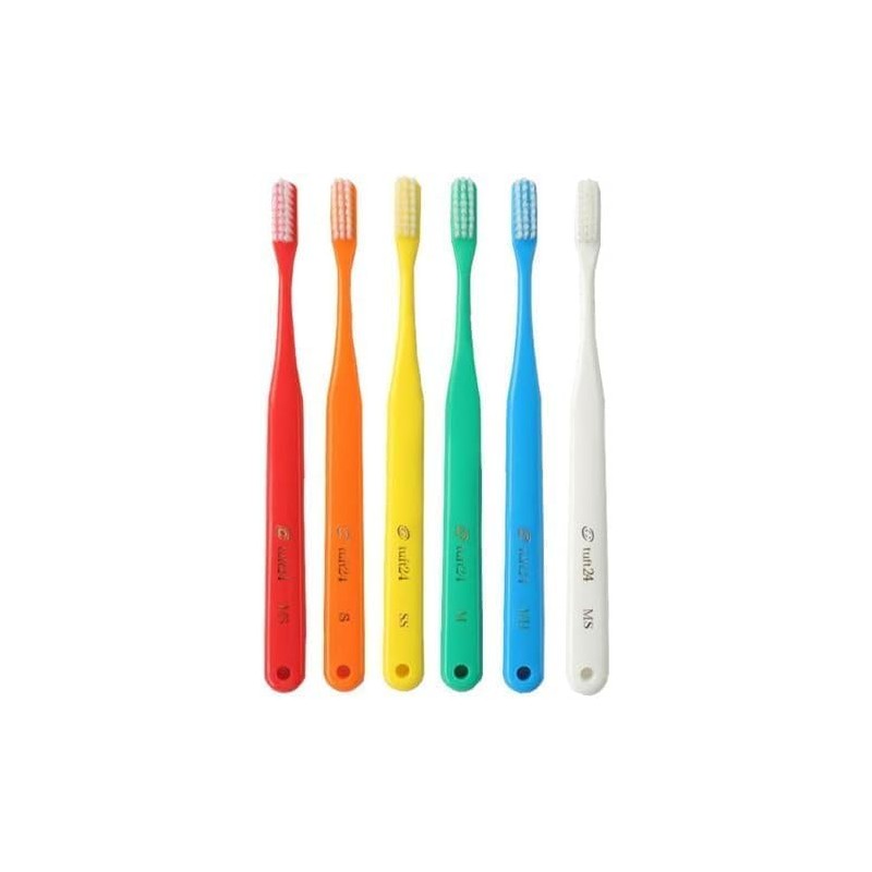 kurahooon 10pcs Oral Care Tuft 24 Toothbrush Small with kurahooon