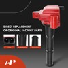 A-Premium 3x (Red) Ignition Coil Pack and 6x Iridium Spark