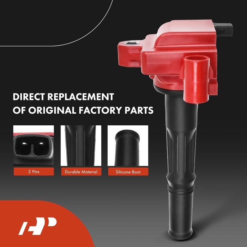 A-Premium 3x (Red) Ignition Coil Pack and 6x Iridium Spark