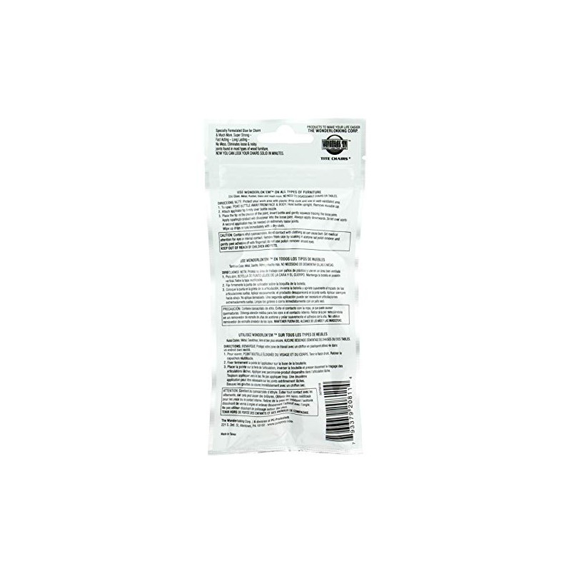 Wonderlokking Tite Chairs, Adhesive for Chair Joint and Furniture Repair
