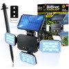 Bell+Howell Bionic Flood Light Solar Security Lights Outdoor Motion Sensor