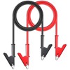 Gebildet Alligator Clips Electrical Test Leads Set, 15A Jumper Wires