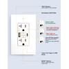 MOES 20 Amp GFCI USB Outlet with Type C &