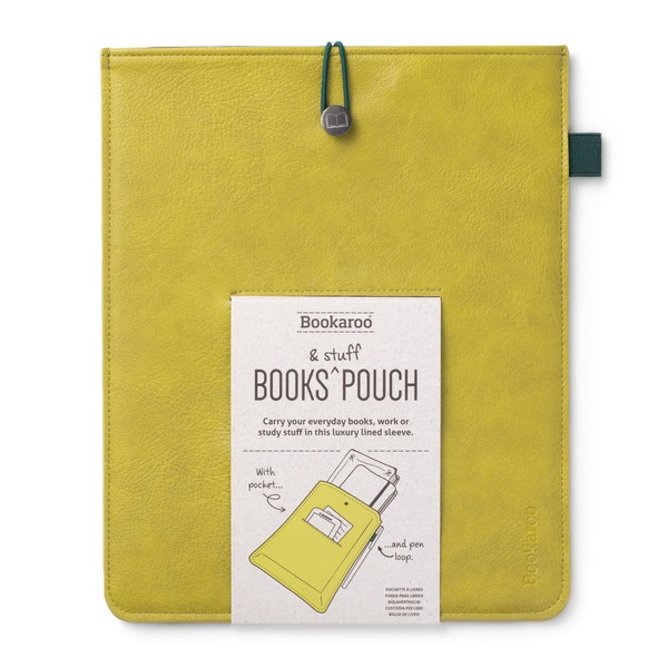 Bookaroo Book & Stuff Pouch Chartreuse