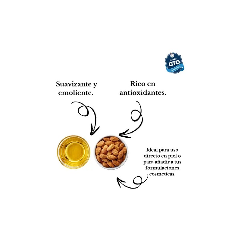 Aceite De Almendras Dulces Puro Prensado En Frío 250 Ml