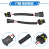 A ABSOPRO 2pcs H8 H9 H11 Male to 9006 HB4