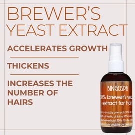 BINGOSPA Anti-Dandruff Brewer's Yeast Extract 30% for Hair Growth Oily Hair Against Hair Loss - 100 ml