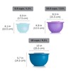 Tupperware Impressions Classic 3 Piece Food Storage Bowl Set in