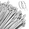 LCOUACEO Stainless Steel Cable Ties Long 250 x 4.6 mm,