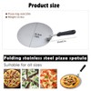 Pizza Peel Metal Steel Round Spatula Paddle Peel 10 Inch