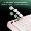 WS Jade Mechanical Keyboard Switches 5 Pins PCB Mount Lubed