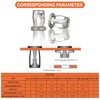 Jack nut Installation Tool Set Hand Thread Insert Jacknuts Assortment