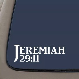 CMI Jeremiah 29:11 Bible Verse Decal Sticker Religious Motivational Inspirational